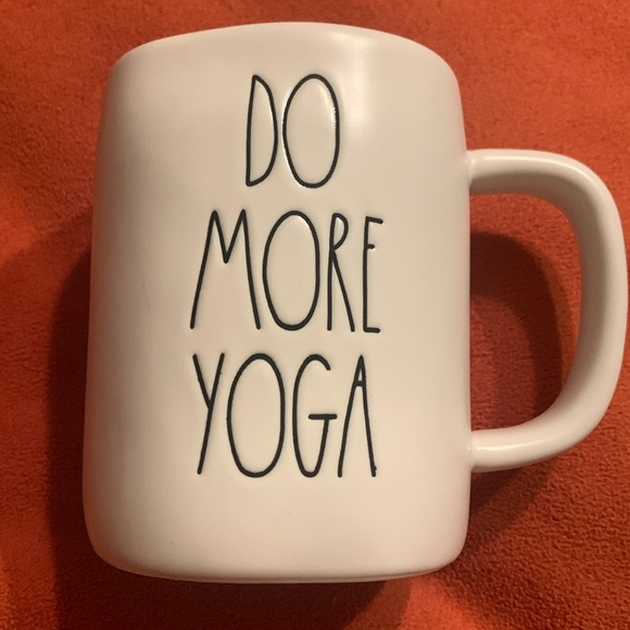 RAE DUNN “DO MORE YOGA” Mug - Picture 1 of 3